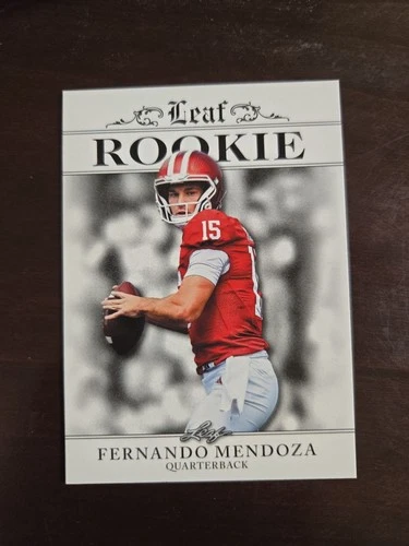 2025 LEAF "ROOKIE ACHIEVEMENT" ROOKIE FERNANDO MENDOZA #RA-08 INDIANA