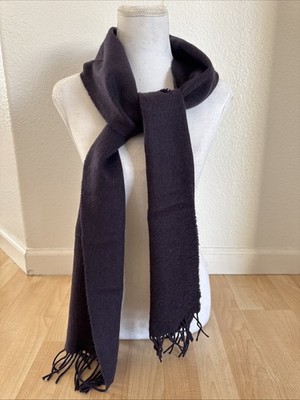 Unbranded Neck Warmer Scarf Purple Color Size 68''x10'' 100% Cashmere