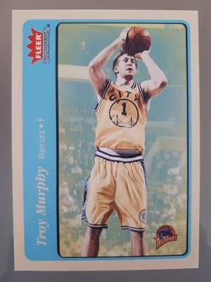 2004-05 Fleer Tradition Blue Troy Murphy #25 Golden State Warriors N Basketball