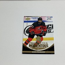 Alex Pharand Canada Juniors 2023 Prospectus Momentous Upper Deck #'d 55/99 PM-7