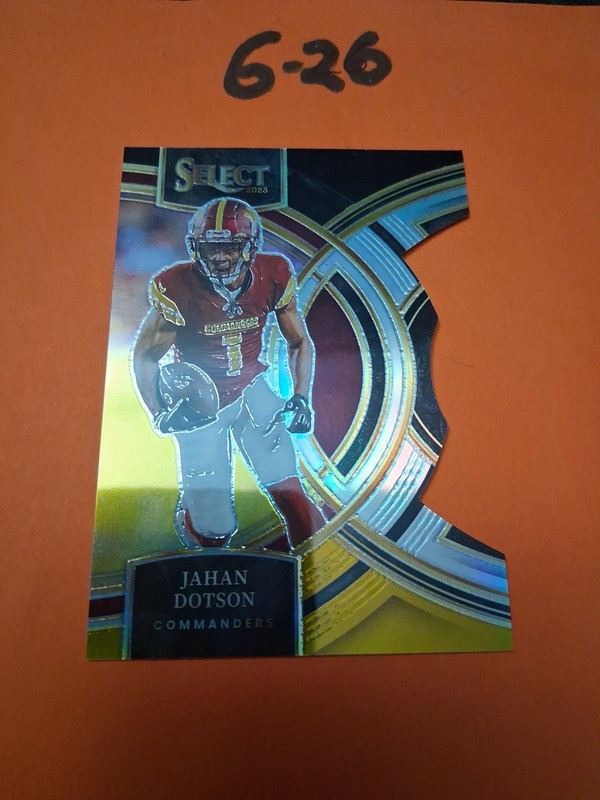 2023 Panini Select - Premier Level Jahan Dotson #162 Die-Cut