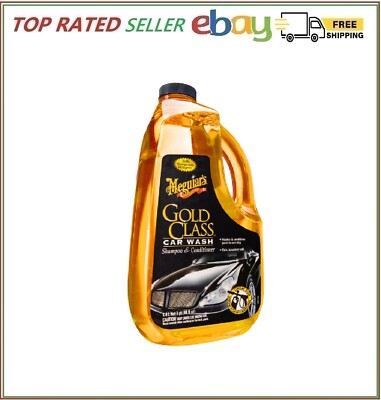 Meguiar's G7148 Gold Class Car Wash Shampoo and Conditioner - 48 oz.