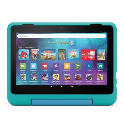 Amazon Fire HD 8 Kids Pro Tablet (2024) WiFi 32GB 6 bis 12 Jahre Hello Teal B...