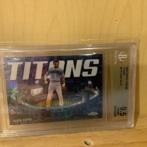 2023 Topps Chrome Titans CT6 Juan Soto BGS 9.5 Free Shipping - Picture 2 of 3
