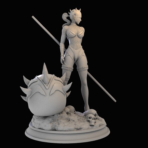 Planet Warrior Fai da te Figura Resina Kit Modellismo Scala 1/24 Giocattolo Non Dipinto Non Assemblato - Foto 2 di 3