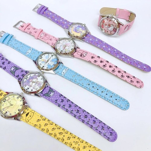Reloj de cuarzo Sanrio-Hello Kitty, Cinnamoroll, Kuromi, My Melody, Pompompurin - Imagen 17 de 17