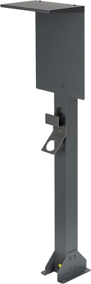 Kreainvent Universeller Hochwertiger Wallbox-Standfuß aus Aluminum mit Dach