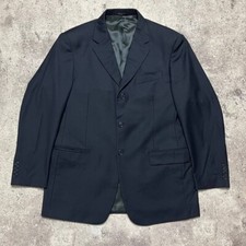 Gianfranco Ferre Studio Mens Classic Navy Blue Blazer Jacket Size 44 USA