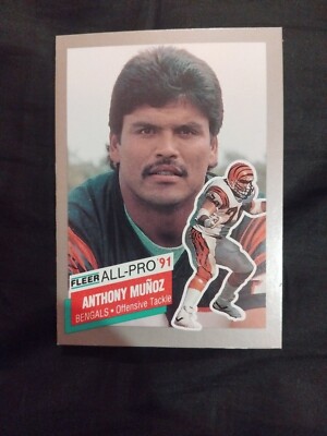 1991 Fleer All Pro Anthony Munoz #25 Bengals