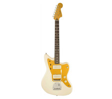 Squier J Mascis Jazzmaster Electric Guitar, With 2-year Warranty, Vintage White,