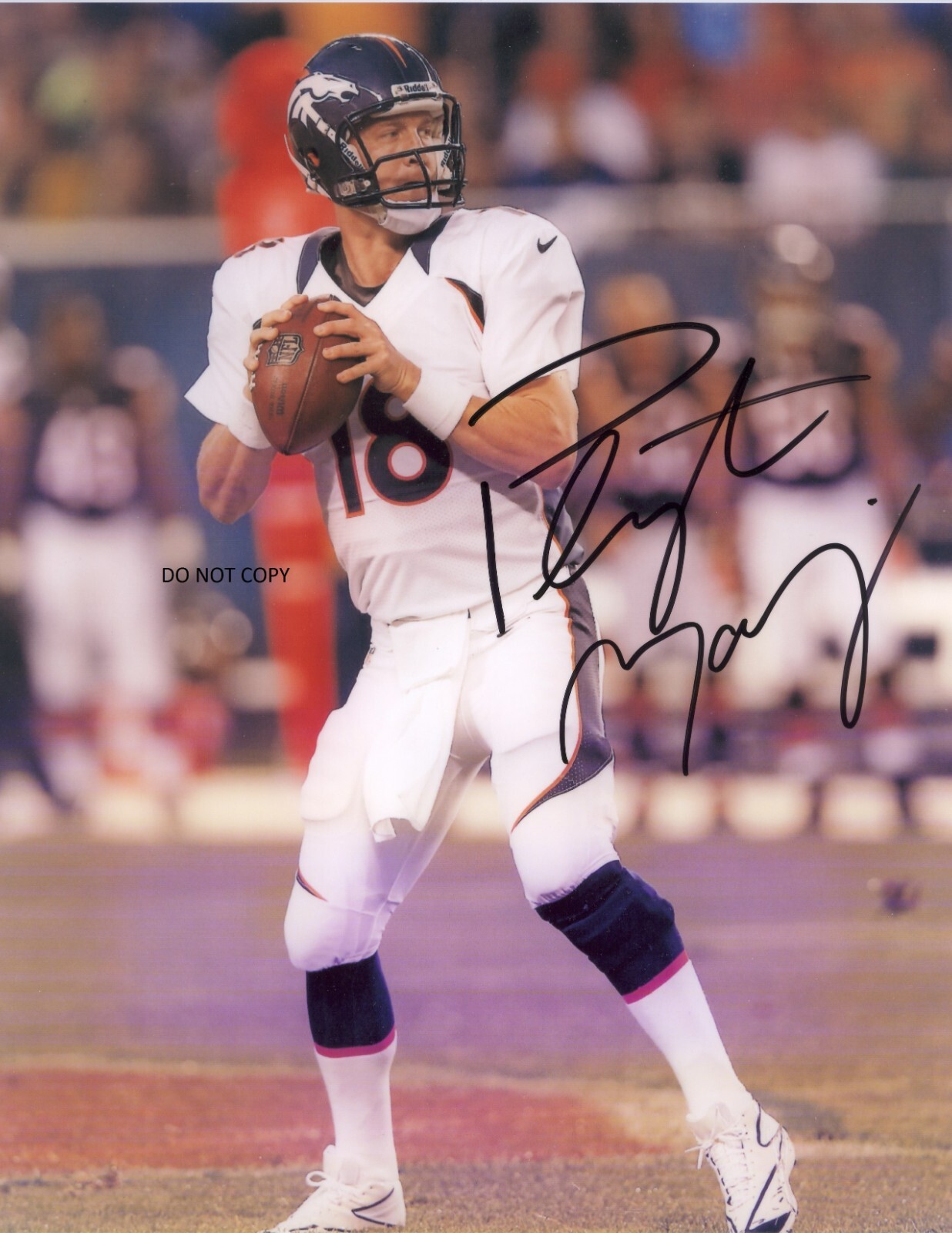 PEYTON MANNING - DENVER BRONCOS Autographed Signed 8x10 Reprint Photo ...