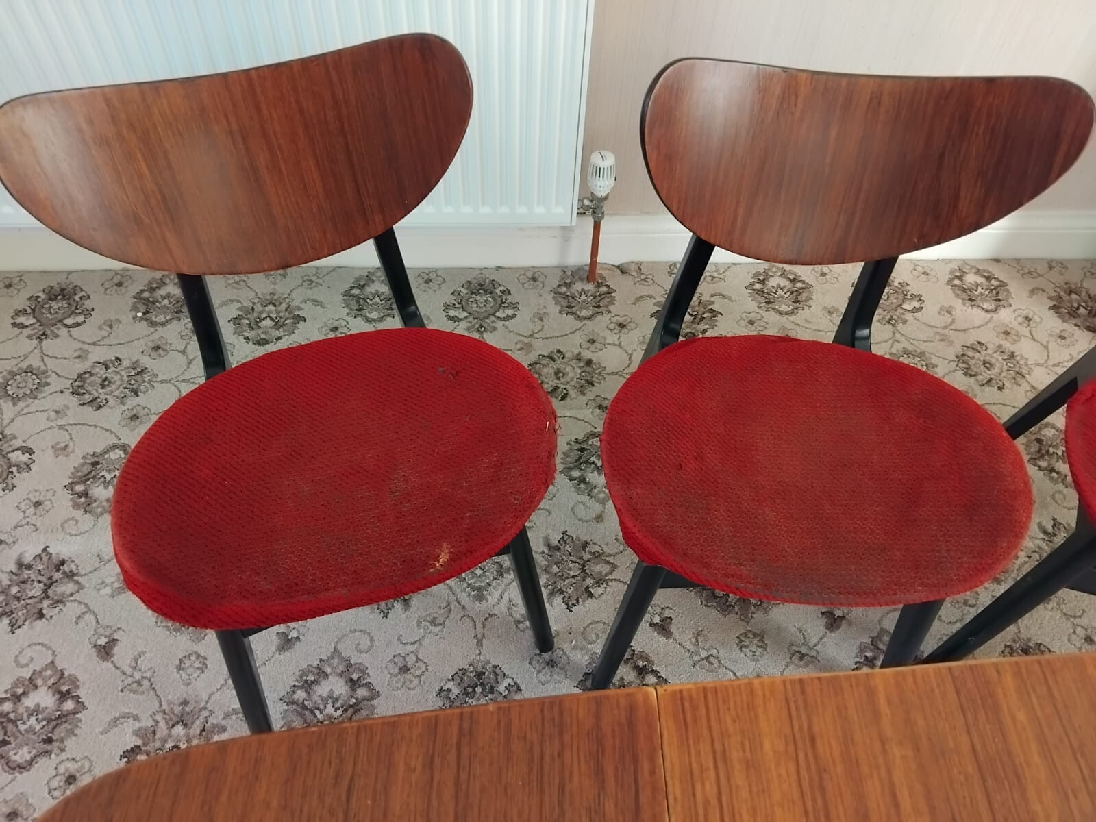 G Plan Table and Chairs Vintage by Ebeneezer Gomme Black and Toll Range