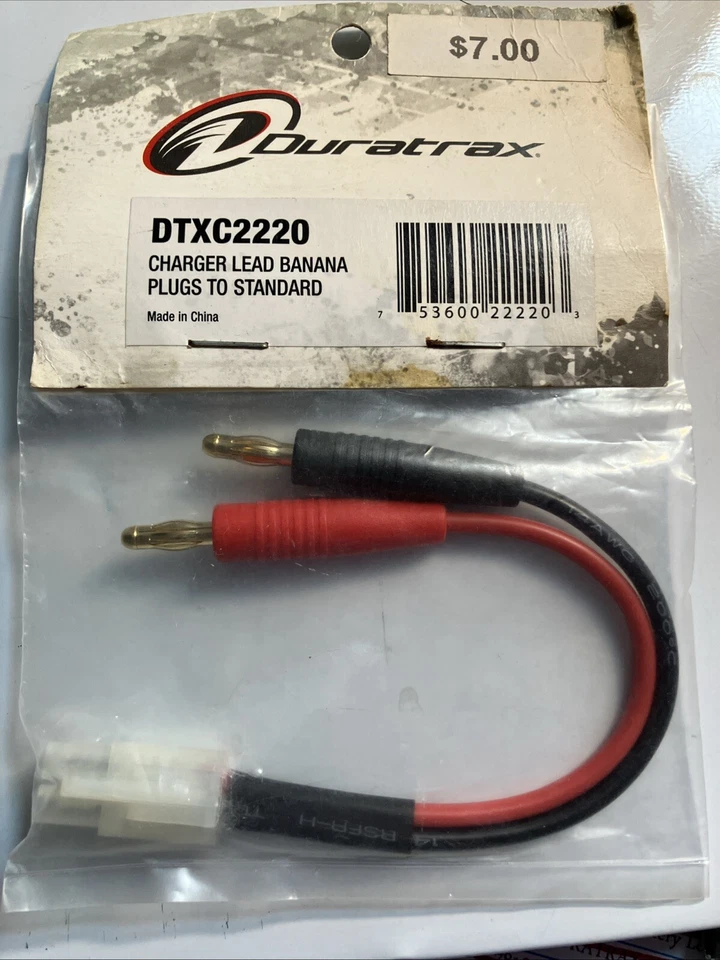 Duratrax DTXC2217 Battery Lead Traxxas to 3.5 mm Bullet Male & DTXC2220 Charger - Image 4 of 4