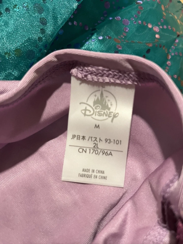 迪士尼小美人鱼爱丽儿成人服装中号蓬蓬裙连衣裙新品 — 第 4/4 张图片