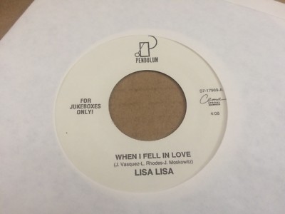 LISA LISA WHEN I FELL IN LOVE ~ CUANDOME ENAMORE 45 RPM VINYL  7 CE