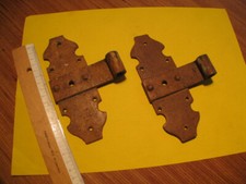 1 para starych kutych okuć drzwiowych