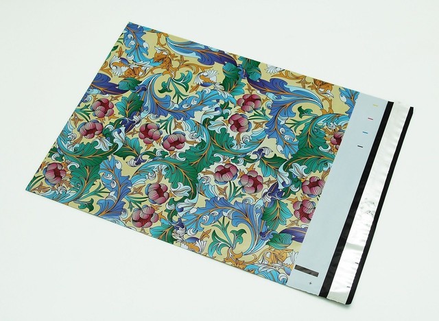 14.5x19 (100) Pink Flowers Designer Poly Mailers Shipping 14.5x19 (100) Pink Flowers Designer Poly Mailers Shipping