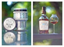 CLA'd Carl Zeiss Jena BIOTAR 1:1.5/7.5cm Exa 'Wartime Slim' 1949 18 Blades Iris