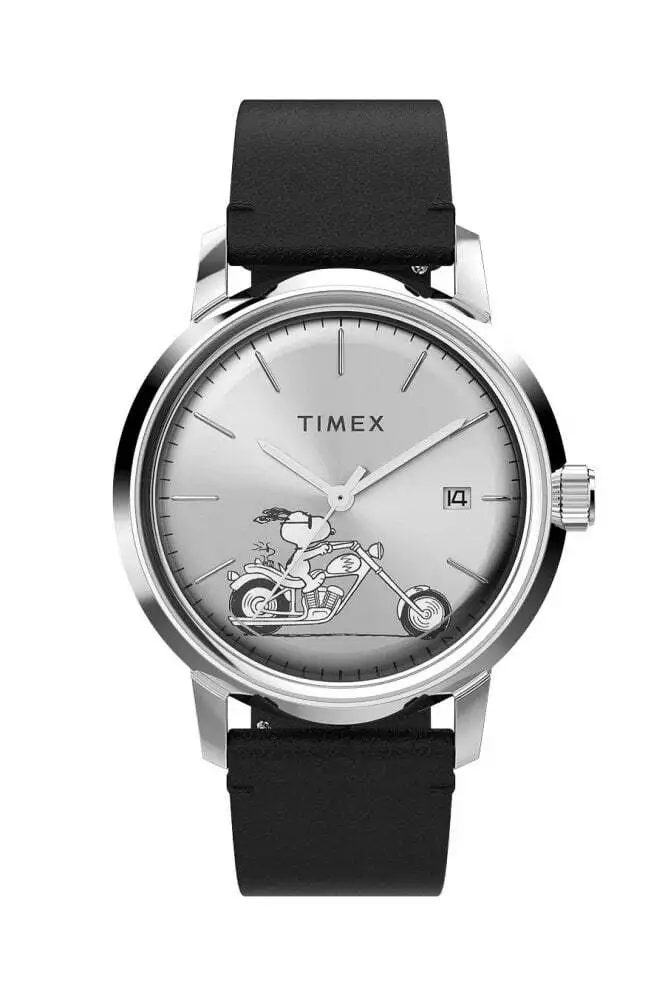 Timex Marlin Automatic Snoopy Easy Rider Watch TW2V63100 eBay