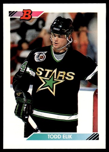 1992 Bowman Todd Elik #317 card