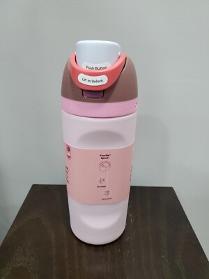 Owala FreeSip Kids Stainless Steel / 16oz / Color: Cherry Blossom