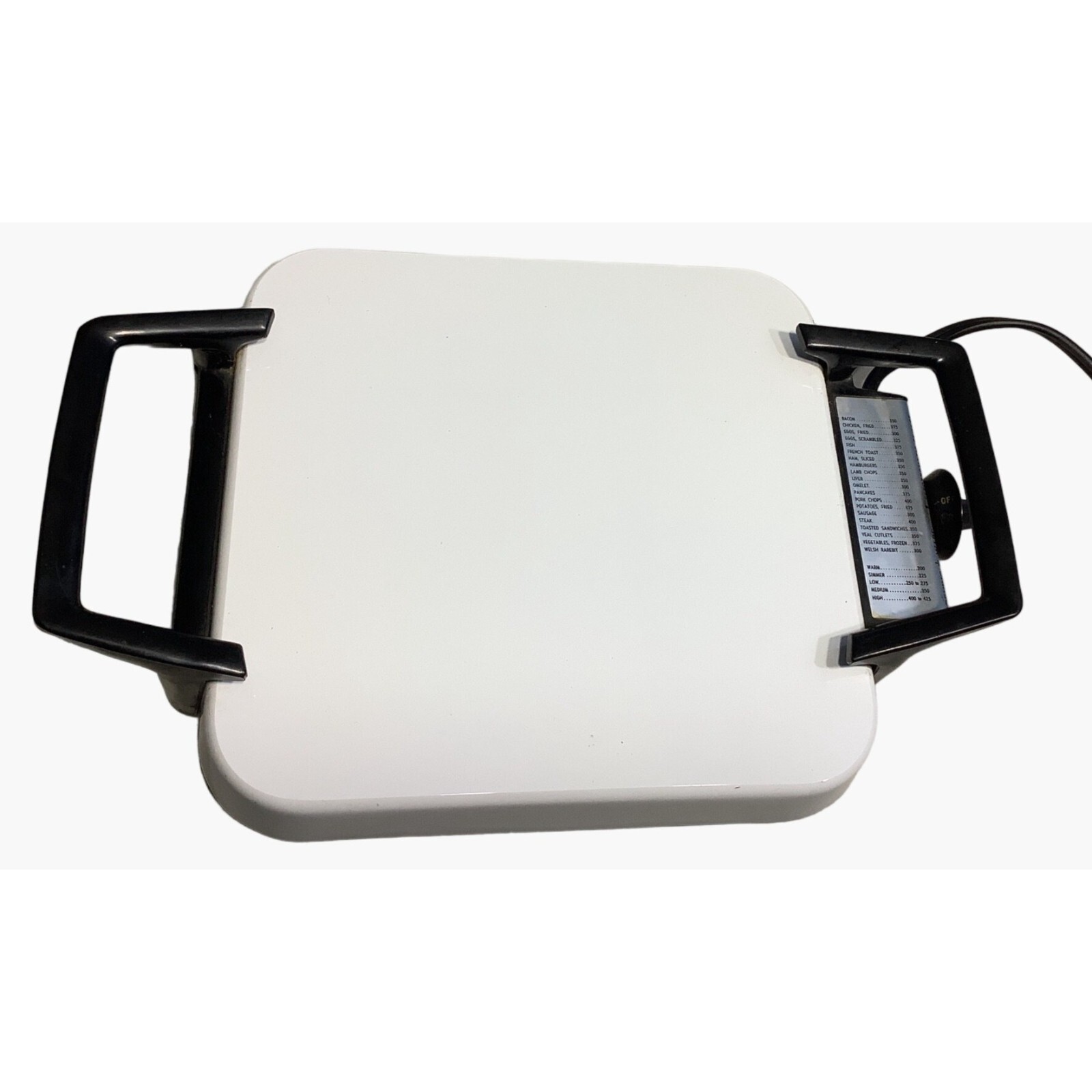 Corning Ware Electromatic Heater Base Electric Skillet Hot Plate P12ES Tested eBay