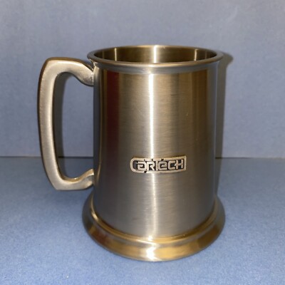 SHEFFIELD ENGLAND ~ Pewter Tankard ~ Glass Bottom Beverage Ware, 16oz, MINT COND