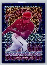 2021 Panini Prizm #13 Juan Soto Overdrive Blue Velocity