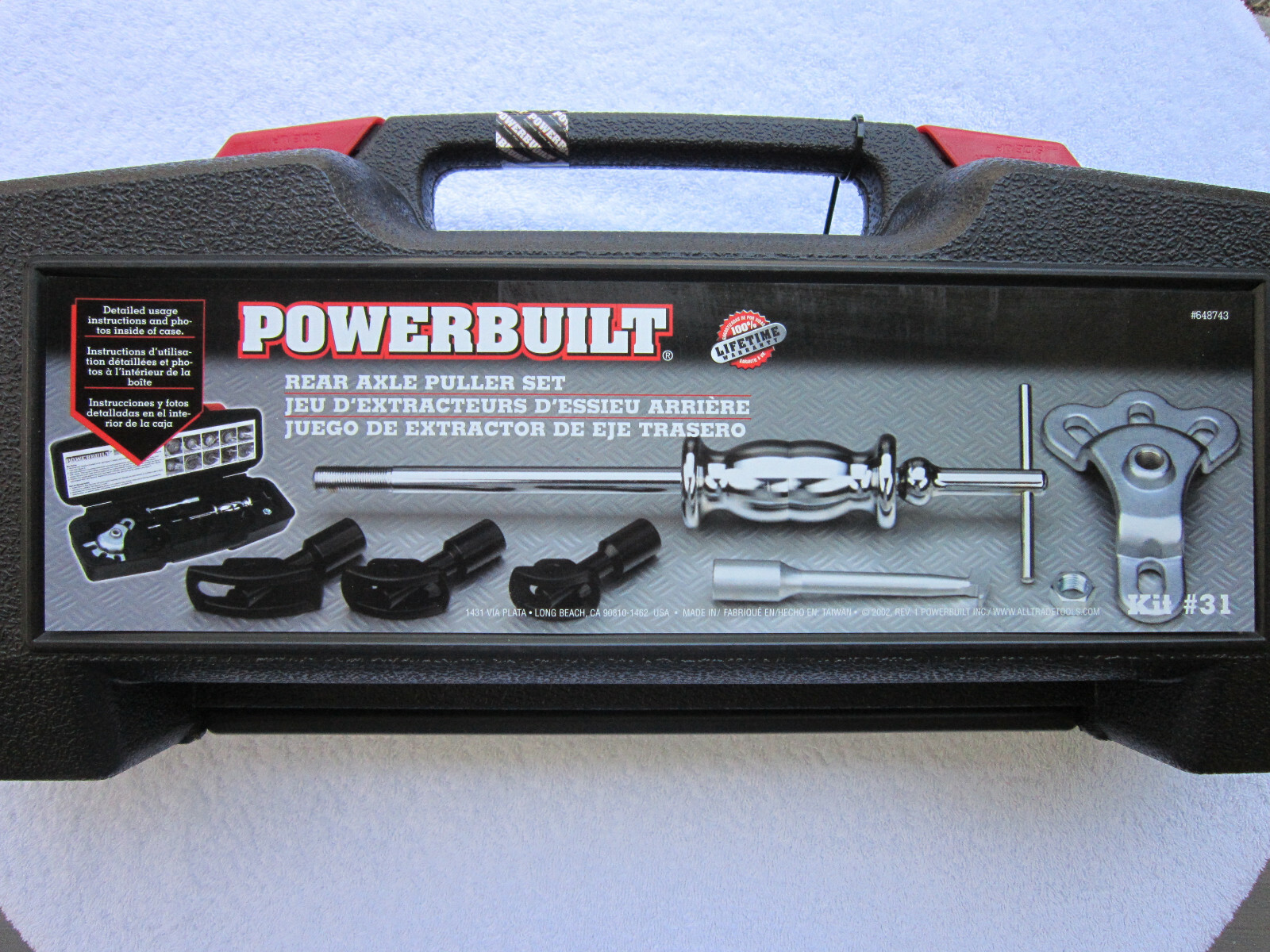 PowerBuilt Rear Axle Puller Set Kit 31 (Model 648743) **NEW** eBay