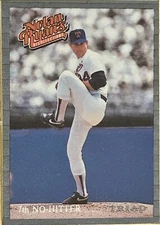 1993 TRIAD NOLAN RYAN WHATABURGER MINI BLANK BACK CARD! 7th No-Hitter HAND TRIM!