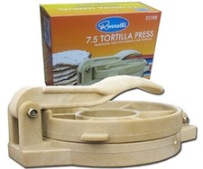 Tortilla Press 7.5" Heavy Duty Tortilla Maker Machine - Premium Hardened Plastic