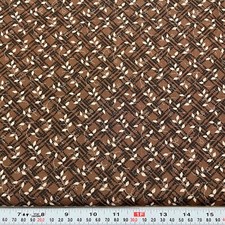 Garden Gate by Thimbleberries for RJR Fabrics Brown Cotton by the HALF YARD