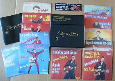 johnny HALLYDAY Les SINGLES VOGUES 1960 - 1961 COFFRET COLLECTOR Edt LIMITEE - Photo 1/2