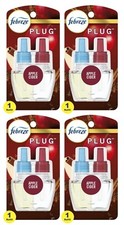 Febreze Plug Apple Cider Scented Oil Refills Air Freshener - PACK OF 4