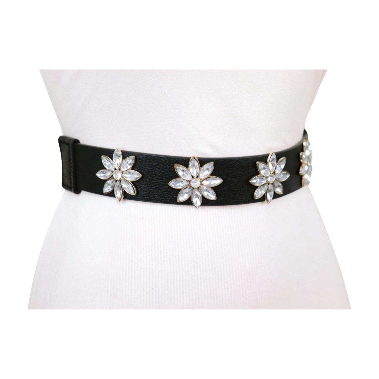 Elastic Floral Belts for Women