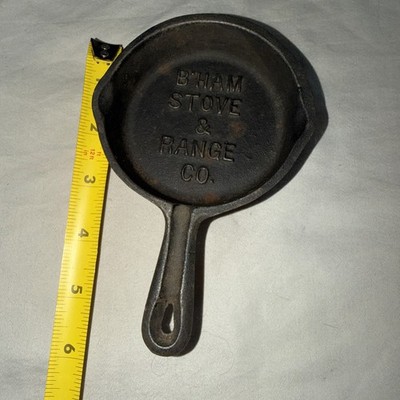 Vintage B'Ham Birmingham Stove & Range Co Cast Iron Skillet Advertising Ashtray