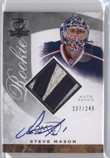 2008-09 Upper Deck The Cup Rookie 237/249 Steve Mason #89 Auto 2l2 2008-09 Upper Deck The Cup Rookie 237/249 Steve Mason #89 Auto 2l2