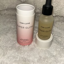 TAN LUXE SUPER GLOW HYALURONIC SELF TAN SERUM 1.01oz NIB