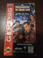 Wwf Wrestlemania Arcade Game (Sega Genesis) Manual Only Shipped Free Untracked