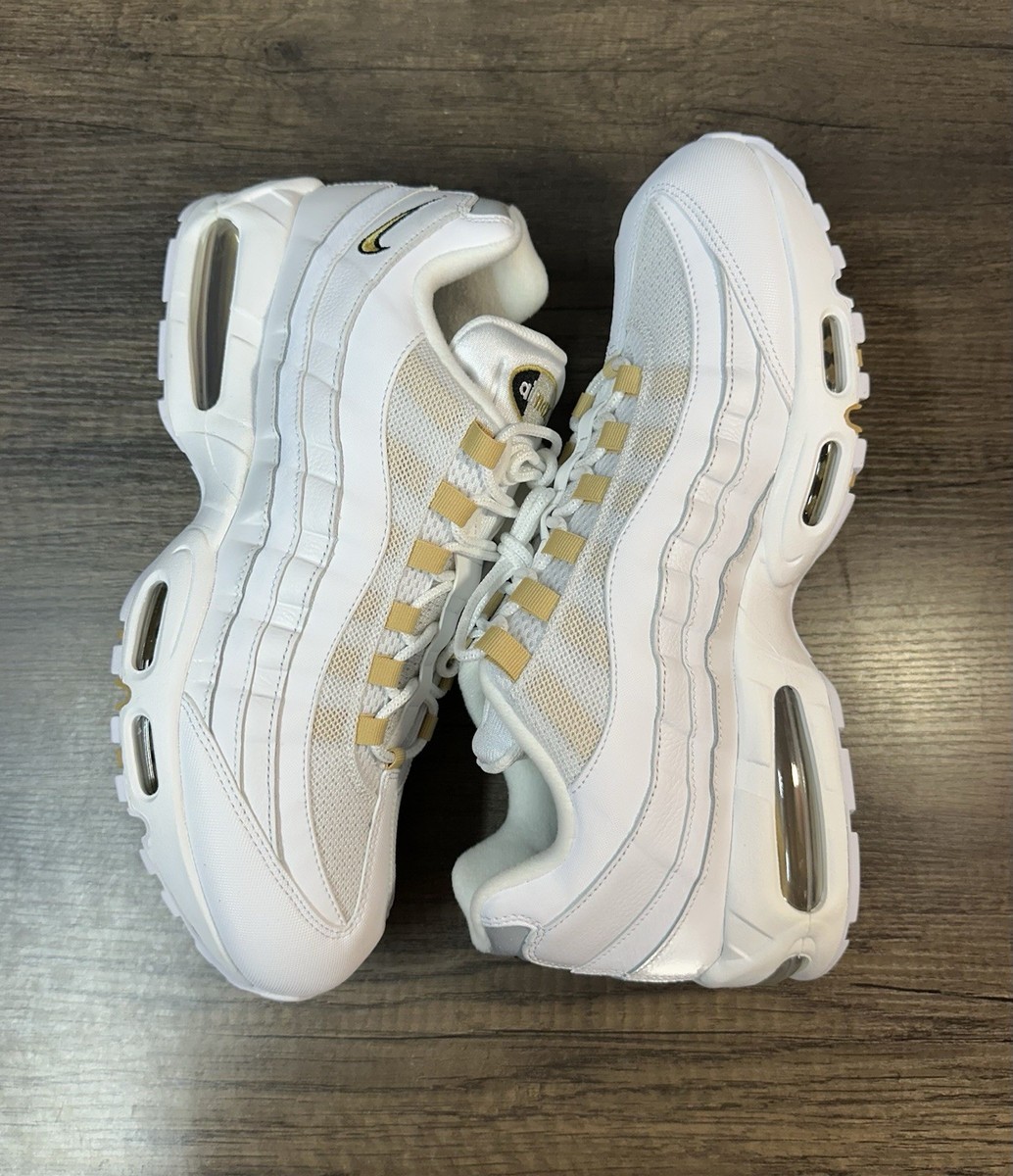 Nike Air Max 95 OG White Metallic Gold IB1667-101 Men's Size 14 | eBay