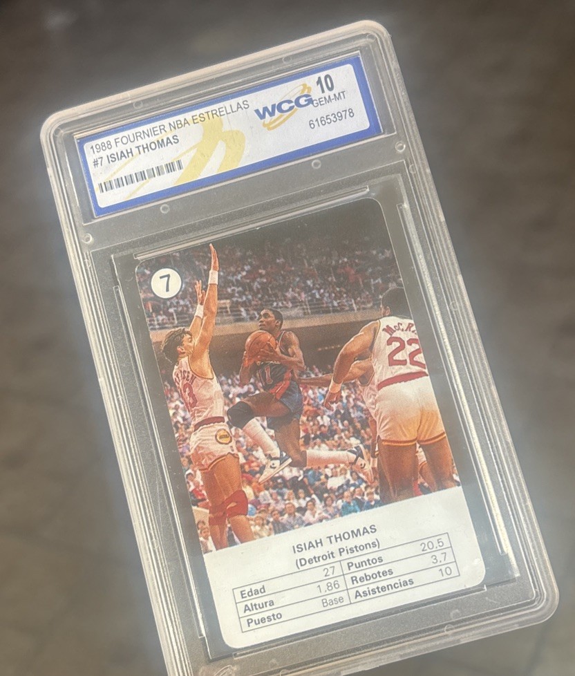 1988 #7 Isiah Thomas Fournier NBA Estrellas GEM MT 10 WCG ~ See Pics