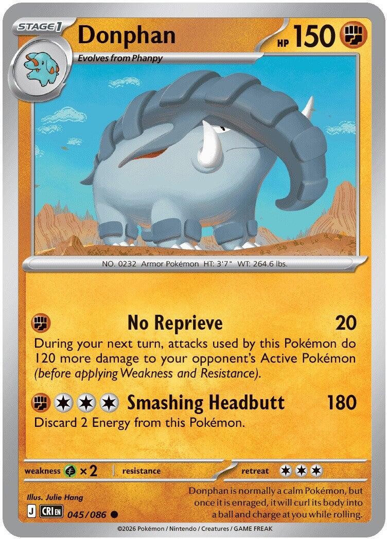 Donphan [CRI - 045/086] Common NM EN