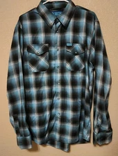 Dixxon Flannel Co The Pensacola Long Sleeve Discontinued XL Plaid Workwear