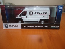 Greenlight 1/43 Limited Edition 2018 Ram ProMaster Police Transport Vehicle