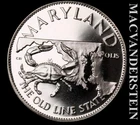 1969 Maryland Statehood 13.5g Fine Silver Round - Choice Gem Proof  #L4011