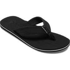 Quiksilver Mens Molokai Layback Slides - Anthracite The Big Mo - 10UK