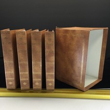 Faux Leather Photo Albums Set with Box 56 Photo Slots Per Album