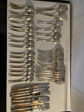 Rogers Bros Silver plate IS Flair 1847 Silverware 48 Pc Set International Silver