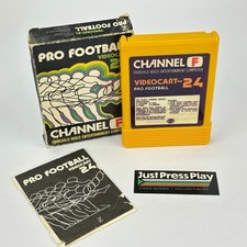 Pro Football Videocart 24 for Channel F Fairchild Video Entertainment Computer