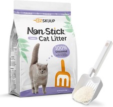 Non-Stick Ultra Clumping Cat Litter Dust-Free Unscented Kitty Litter Made of Pet